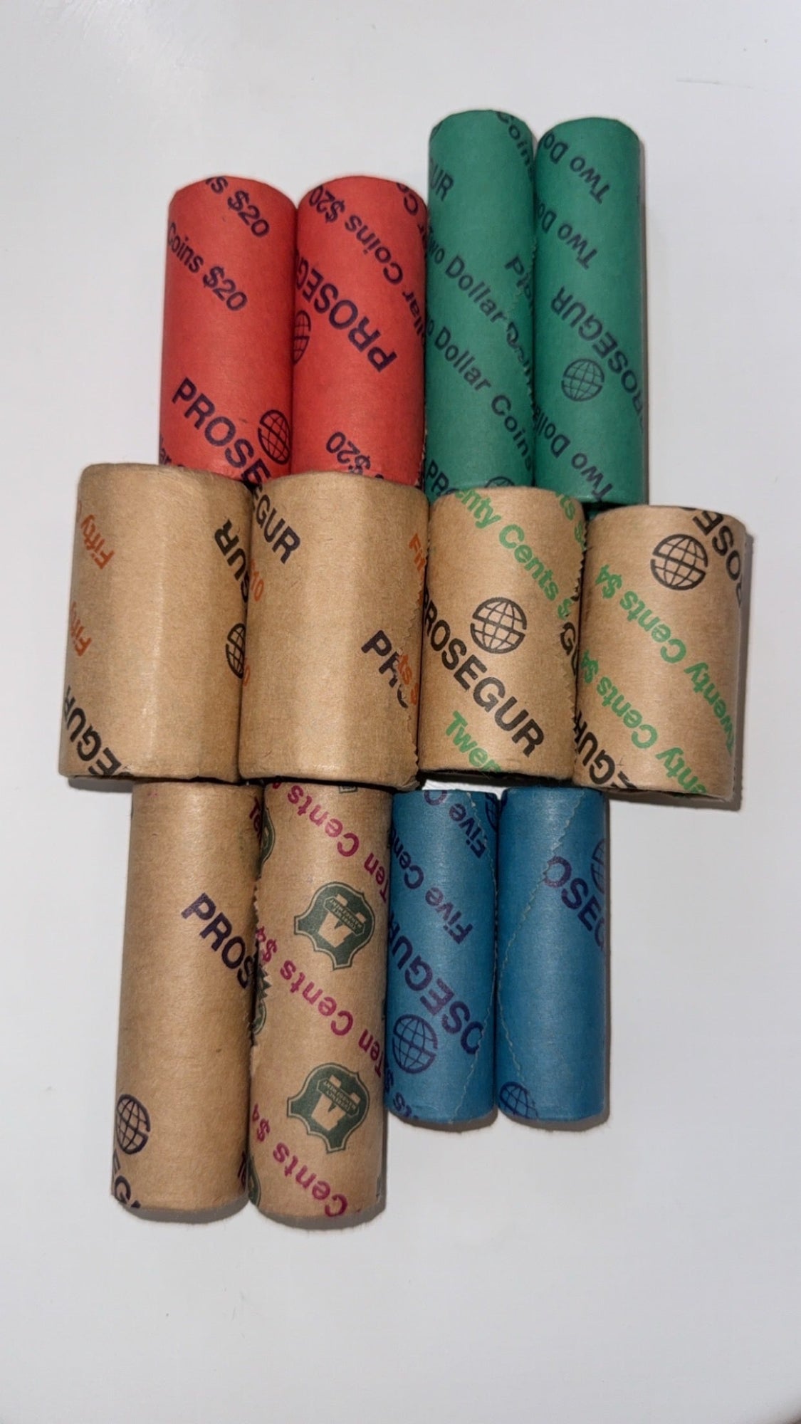 A colourful collection of Australian Coin Rolls