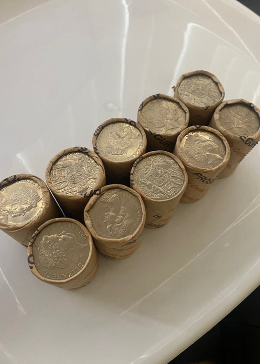 Bundle of 10 x 50 Cent Coin Rolls